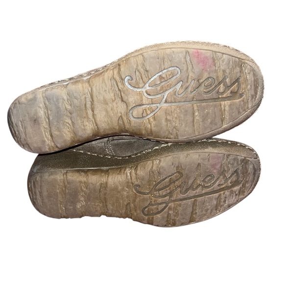 Guess Jefter Taupe Natural Suede Olive Green Tall Boots Size 7.5 - Picture 13 of 13